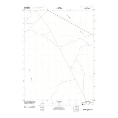 2011 Map of Drum Mountains Well, 2011 Print