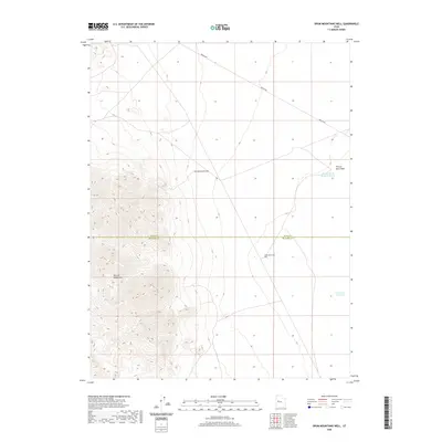 2020 Map of Drum Mountains Well, 2020 Print
