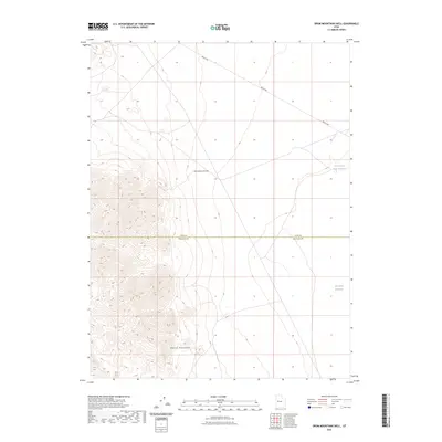 2023 Map of Drum Mountains Well, 2023 Print
