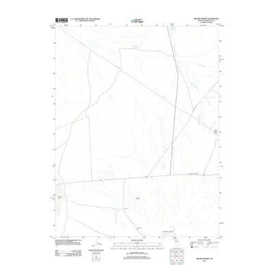 2011 Map of Drumm Summit, 2011 Print