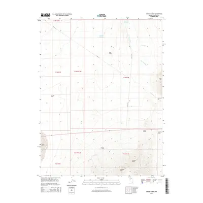 2014 Map of Drumm Summit, 2014 Print