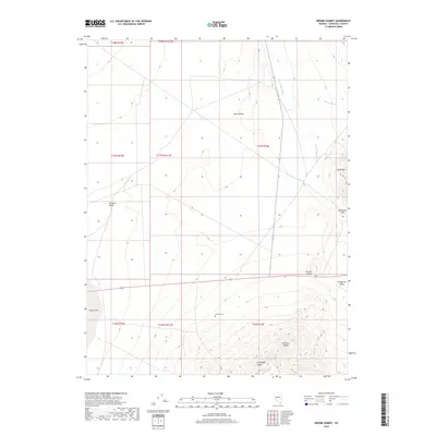 2018 Map of Drumm Summit, 2018 Print
