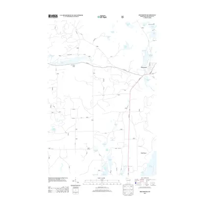 2013 Map of Drummond, 2013 Print