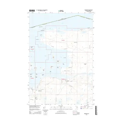 2014 Map of Drummond, 2014 Print
