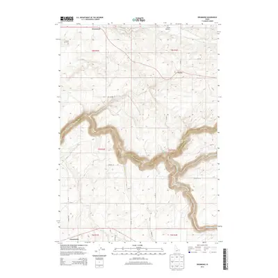 2013 Map of Drummond, 2013 Print