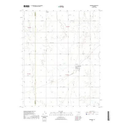 2018 Map of Drummond, 2018 Print