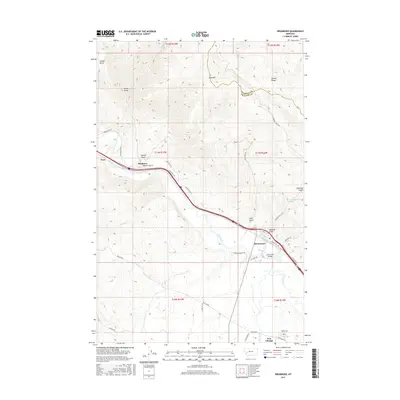 2017 Map of Drummond, 2017 Print