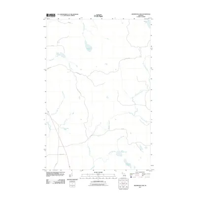 2011 Map of Drummond Lake, 2011 Print
