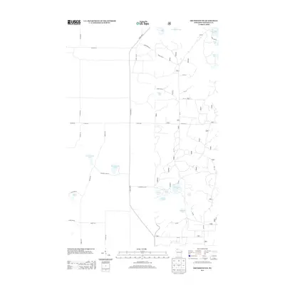 2013 Map of Drummond NW, 2013 Print