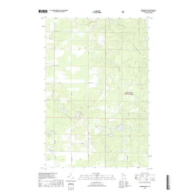 2018 Map of Drummond NW, 2018 Print