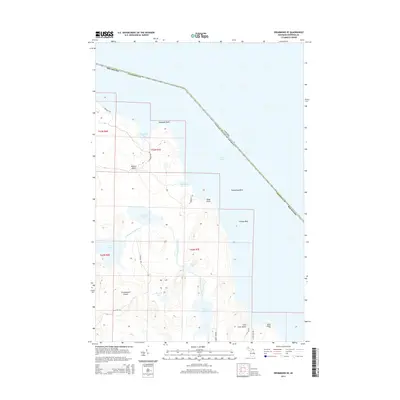 2014 Map of Drummond SE, 2014 Print