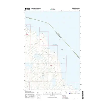 2017 Map of Drummond SE, 2017 Print