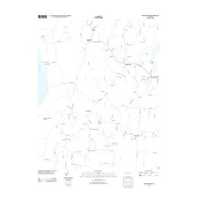 2013 Map of Drummonds, 2013 Print