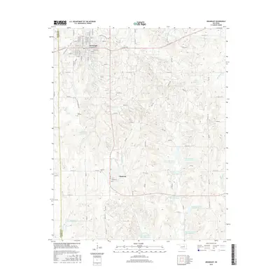 2016 Map of Drumright, 2016 Print