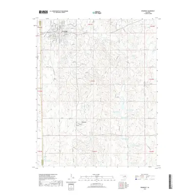 2018 Map of Drumright, 2018 Print