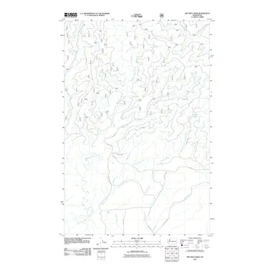 2011 Map of Dry Bed Lakes, 2011 Print