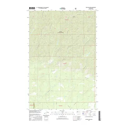 2017 Map of Dry Bed Lakes, 2017 Print