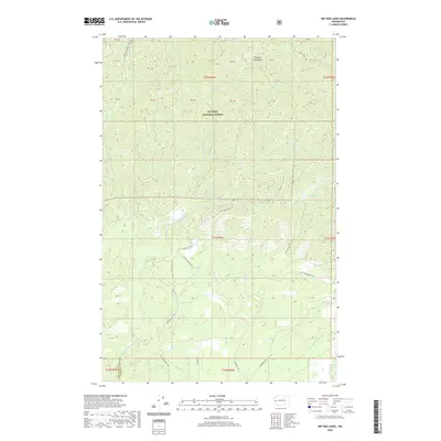 2020 Map of Dry Bed Lakes, 2020 Print