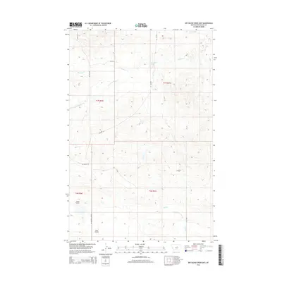 2014 Map of Dry Blood Creek East, 2014 Print