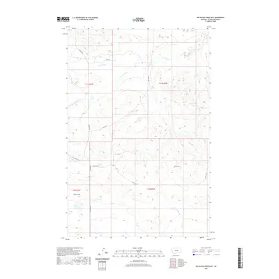 2020 Map of Dry Blood Creek East, 2020 Print