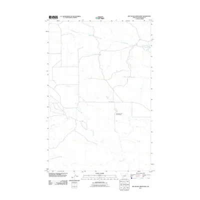 2011 Map of Dry Blood Creek West, 2011 Print