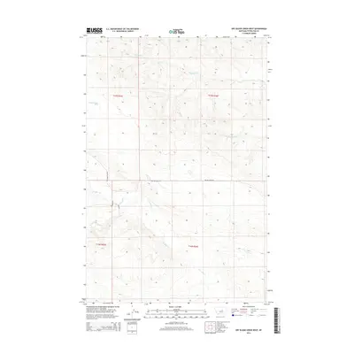 2014 Map of Dry Blood Creek West, 2014 Print