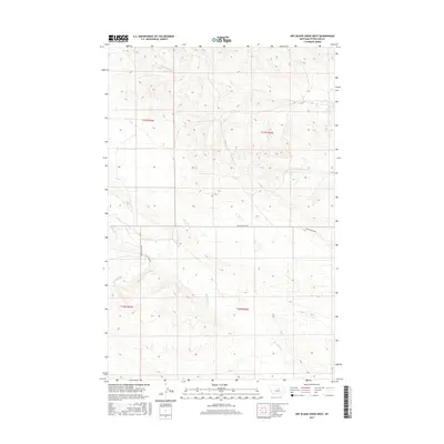 2017 Map of Dry Blood Creek West, 2017 Print