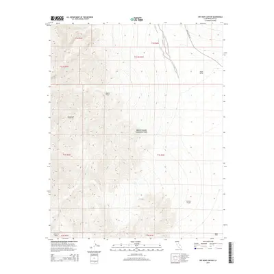 2015 Map of Dry Bone Canyon, 2015 Print