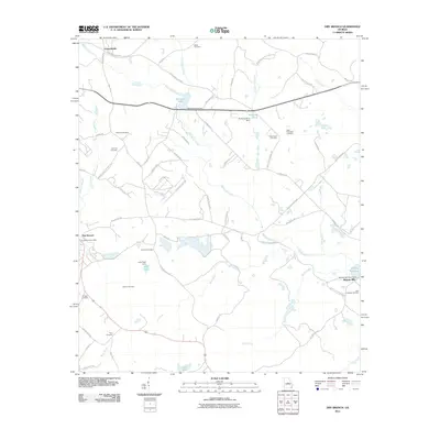 2011 Map of Dry Branch, 2011 Print
