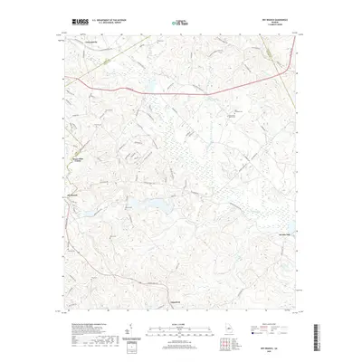2020 Map of Dry Branch, 2020 Print