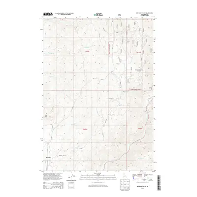 2013 Map of Dry Buck Valley, 2013 Print