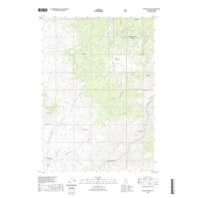 2020 Map of Dry Buck Valley, 2020 Print