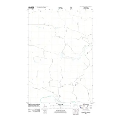 2011 Map of Dry Bullion Creek, 2011 Print