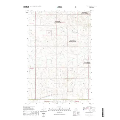 2020 Map of Dry Bullion Creek, 2020 Print