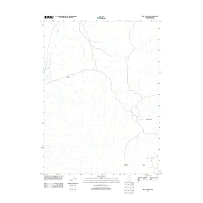 2012 Map of Dry Canyon, 2012 Print