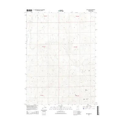 2014 Map of Dry Canyon, 2014 Print