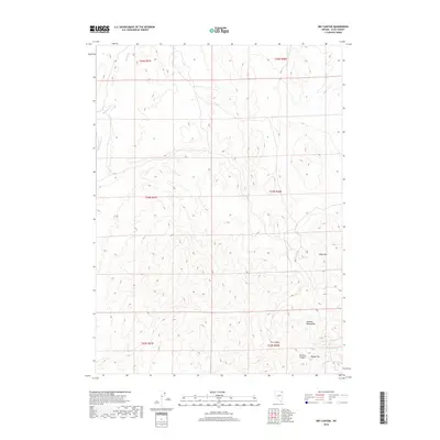 2018 Map of Dry Canyon, 2018 Print
