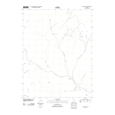 2011 Map of Dry Canyon, 2011 Print