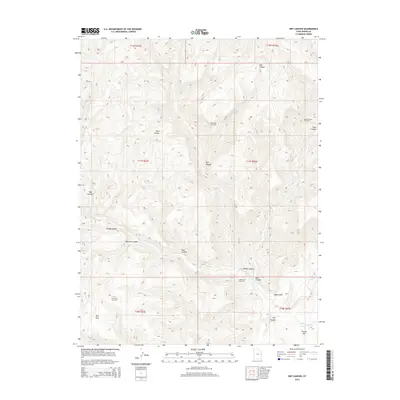 2014 Map of Dry Canyon, 2014 Print