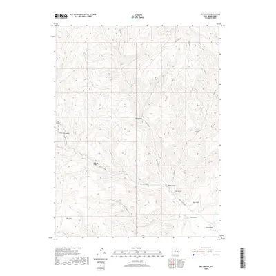 2020 Map of Dry Canyon, 2020 Print