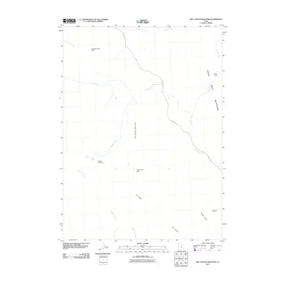 2011 Map of Dry Canyon Mountain, 2011 Print