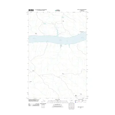 2011 Map of Dry Coulee, 2011 Print