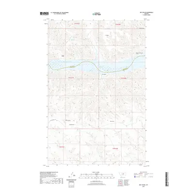 2020 Map of Dry Coulee, 2020 Print