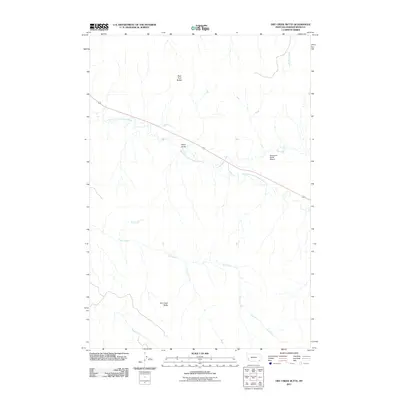 2011 Map of Dry Creek Butte, 2011 Print