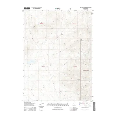 2015 Map of Dry Creek Reservoir, 2015 Print