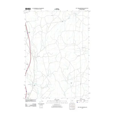 2012 Map of Dry Creek Reservoir, 2012 Print