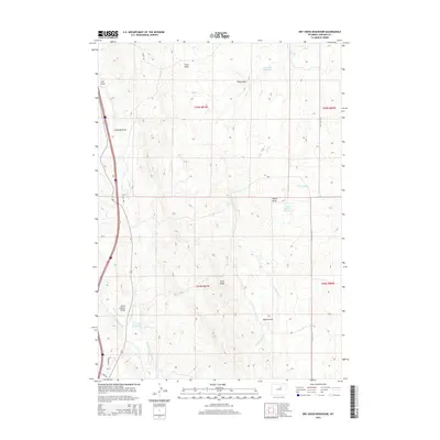 2015 Map of Dry Creek Reservoir, 2015 Print