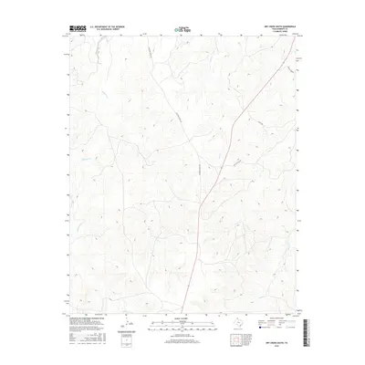 2016 Map of Dry Creek South, 2016 Print