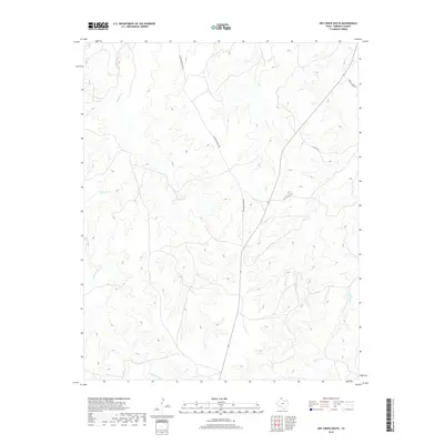 2019 Map of Dry Creek South, 2019 Print