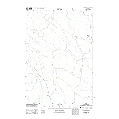 2012 Map of Dry Draw, 2012 Print